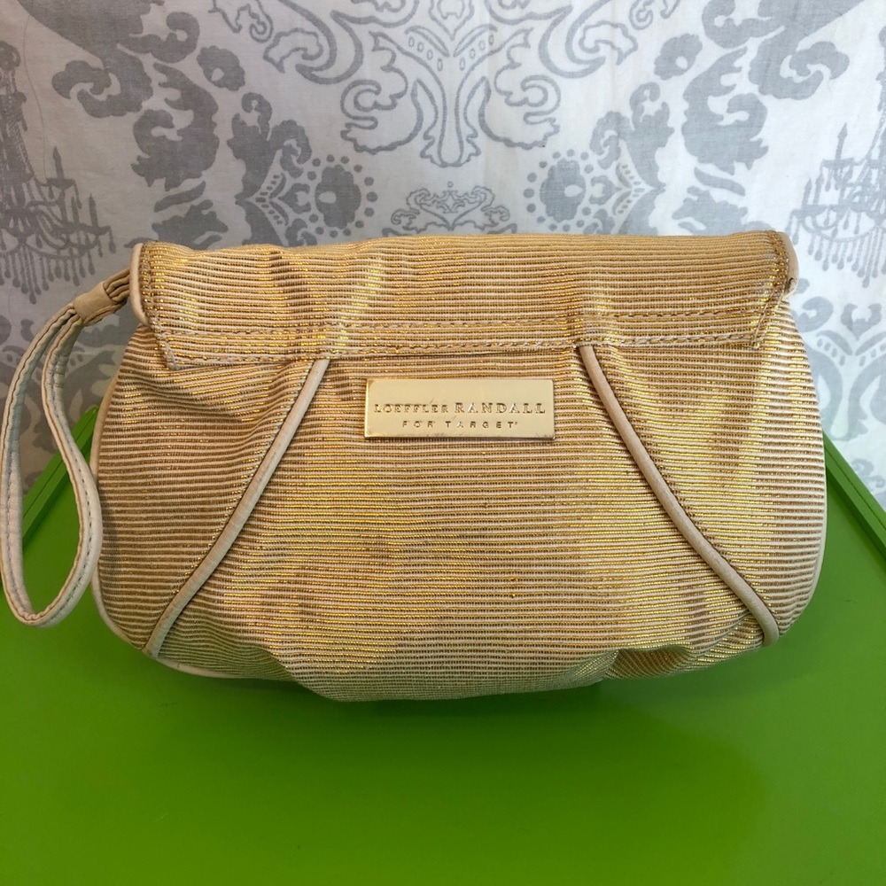 Loeffler Randall for Target Gold and White Purse - Picture 4 of 9